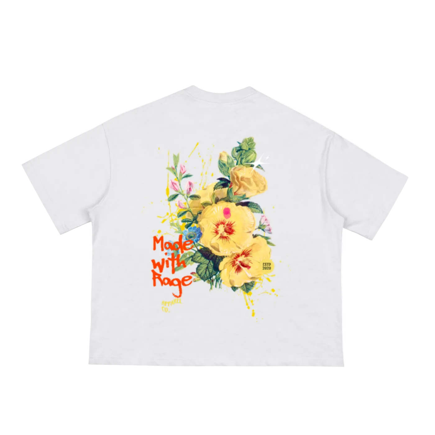 “Yellow Spring” Loose Boxy Tee