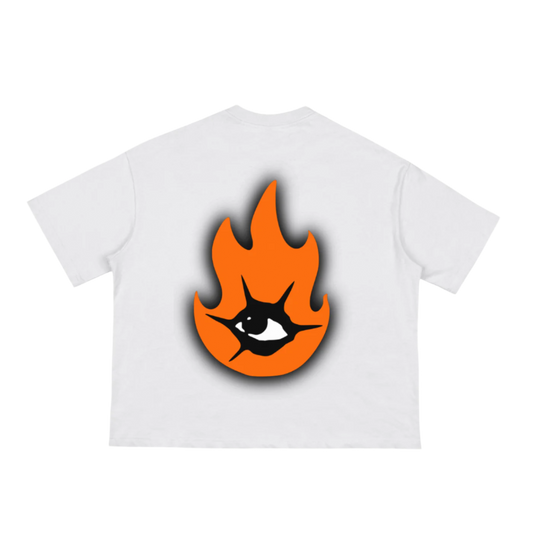 Flame Boxy Tee - 230 GSM