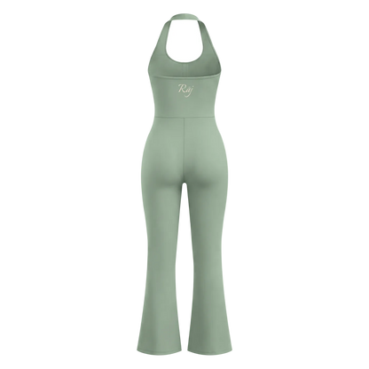 Women’s Halter Flared  “Rāj” Jumpsuit