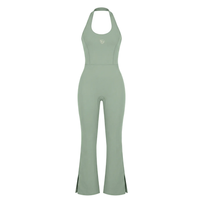 Women’s Halter Flared  “Rāj” Jumpsuit