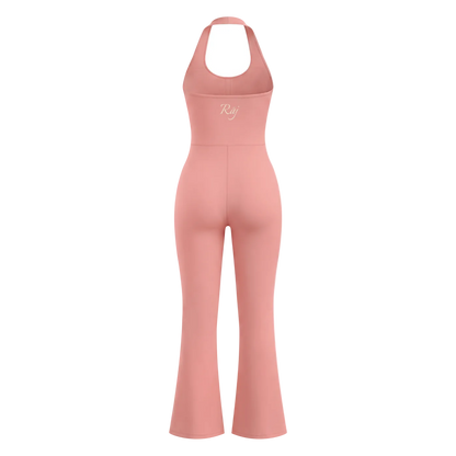 Women’s Halter Flared  “Rāj” Jumpsuit
