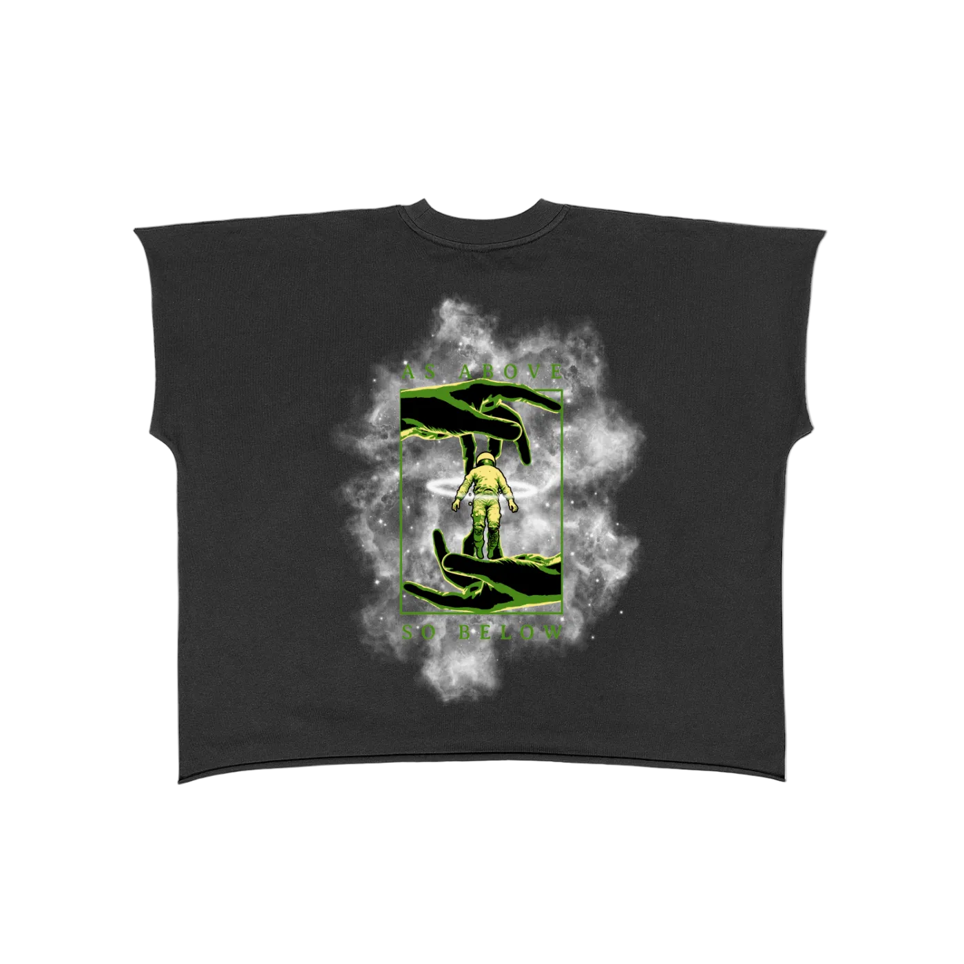 “As Above”  Raw Edge Boxy T-shirt