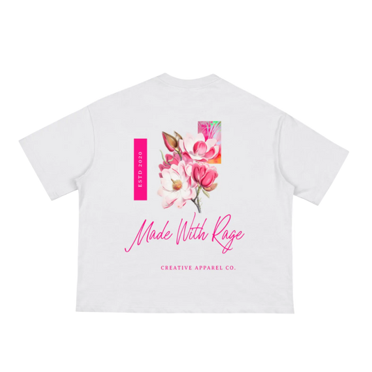 “Pink Spring” Loose Boxy Tee